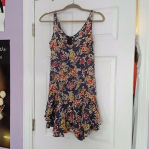 UO Ariella Zip Up Floral Spring Dress